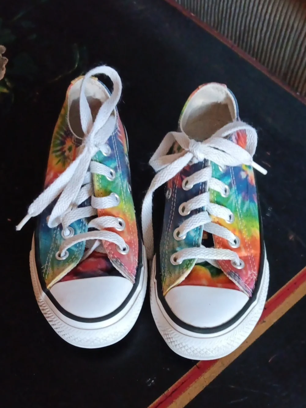 Tie Dye Chuck Taylors, Toddler Size 11 (Kids 11)